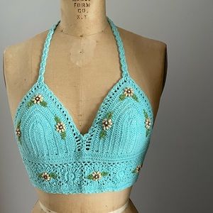 NWOT Crochet Halter…with no name